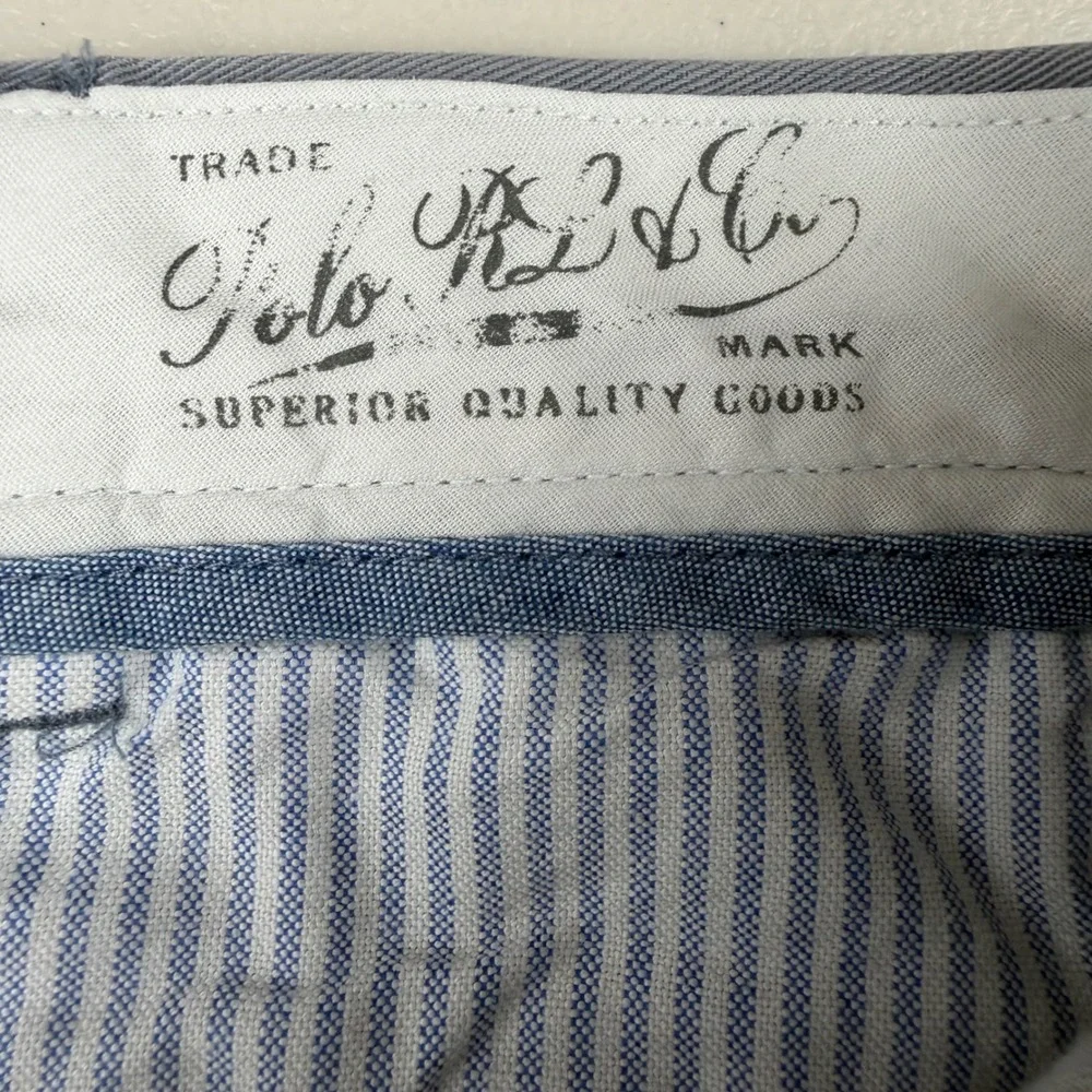 Polo Ralph Lauren Classic Fit Chino Pants 40/30 Blue Cotton Twill
